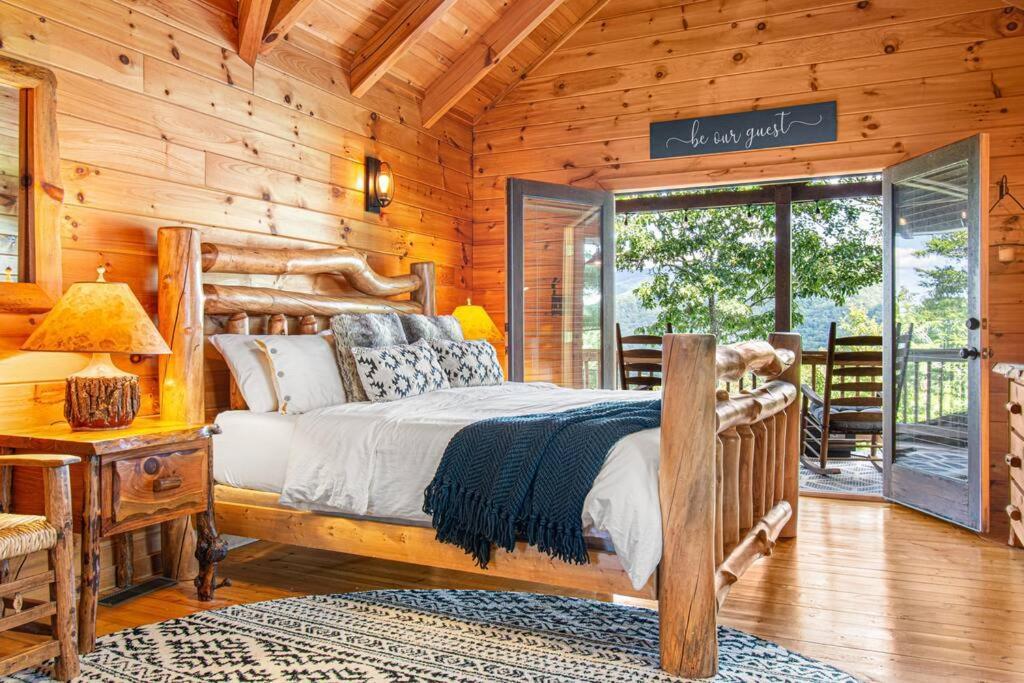 Cherry Log Summit Cabin By Bk Stays - Family Friendly - Playground - Game Room - Jacuzzi - Amazing Mountain Views Zewnętrze zdjęcie